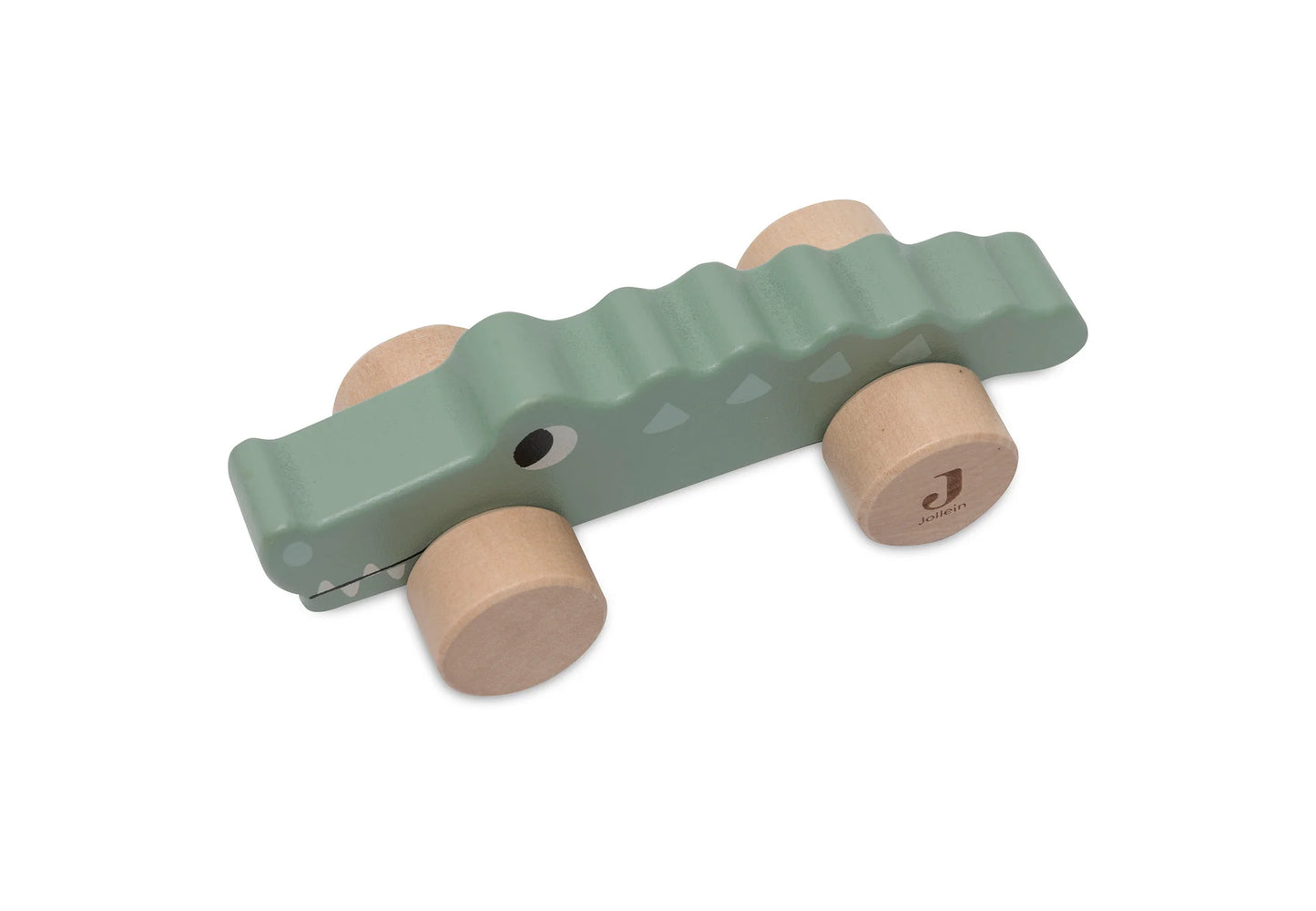 Jollein rolling wooden toy - Crocodile