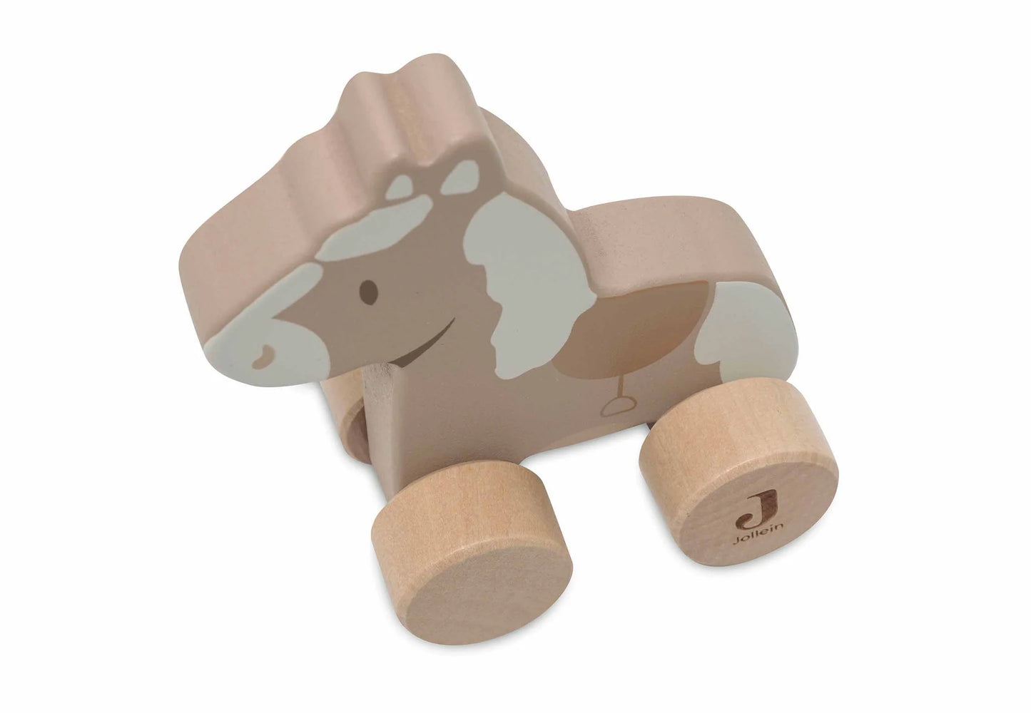 Jollein rolling wooden toy horse - Nostalgic Ride
