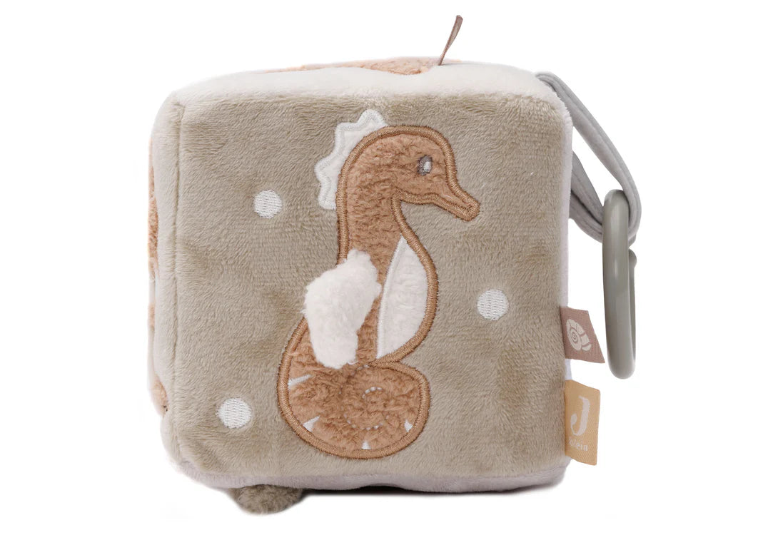 Jollein - Skill-developing plush cube - Sea animal