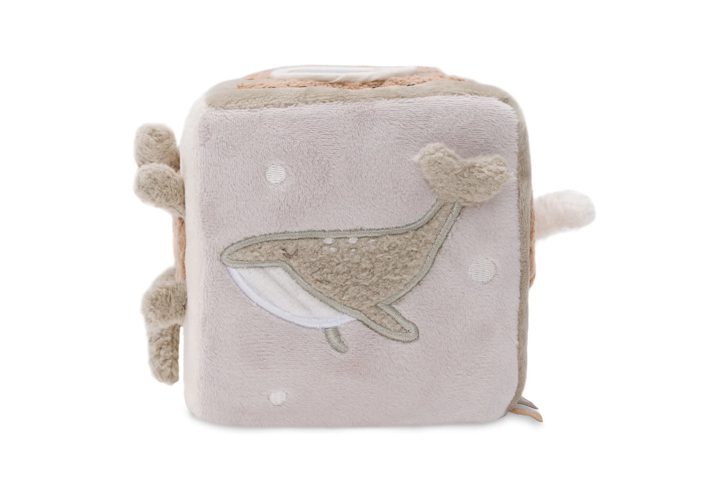 Jollein - Skill-developing plush cube - Sea animal