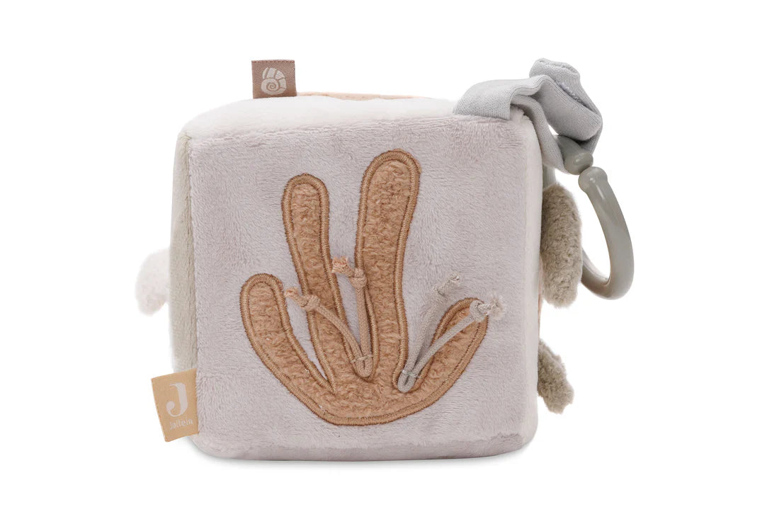Jollein - Skill-developing plush cube - Sea animal