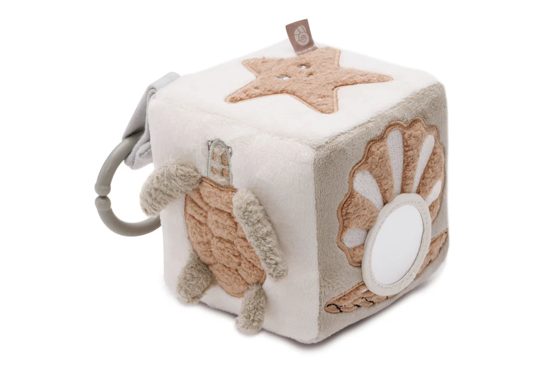 Jollein - Skill-developing plush cube - Sea animal