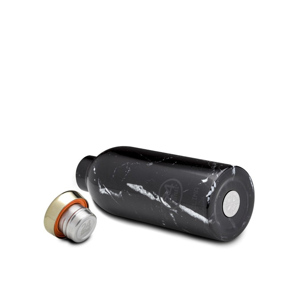 24BOTTLES Clima 500ml stainless steel thermos, Black Marble