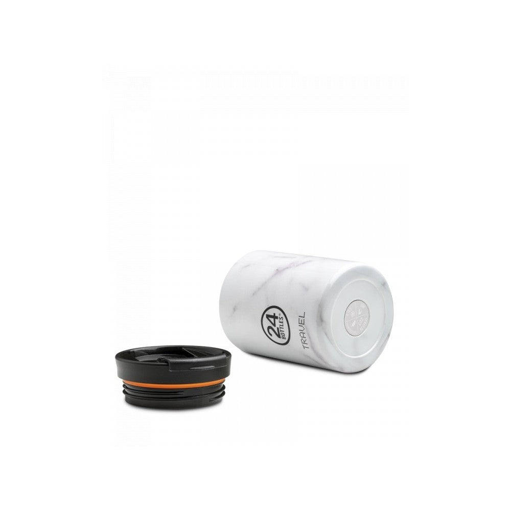 24BOTTLES Travel Tumbler 350ml stainless steel mug, CARRARA