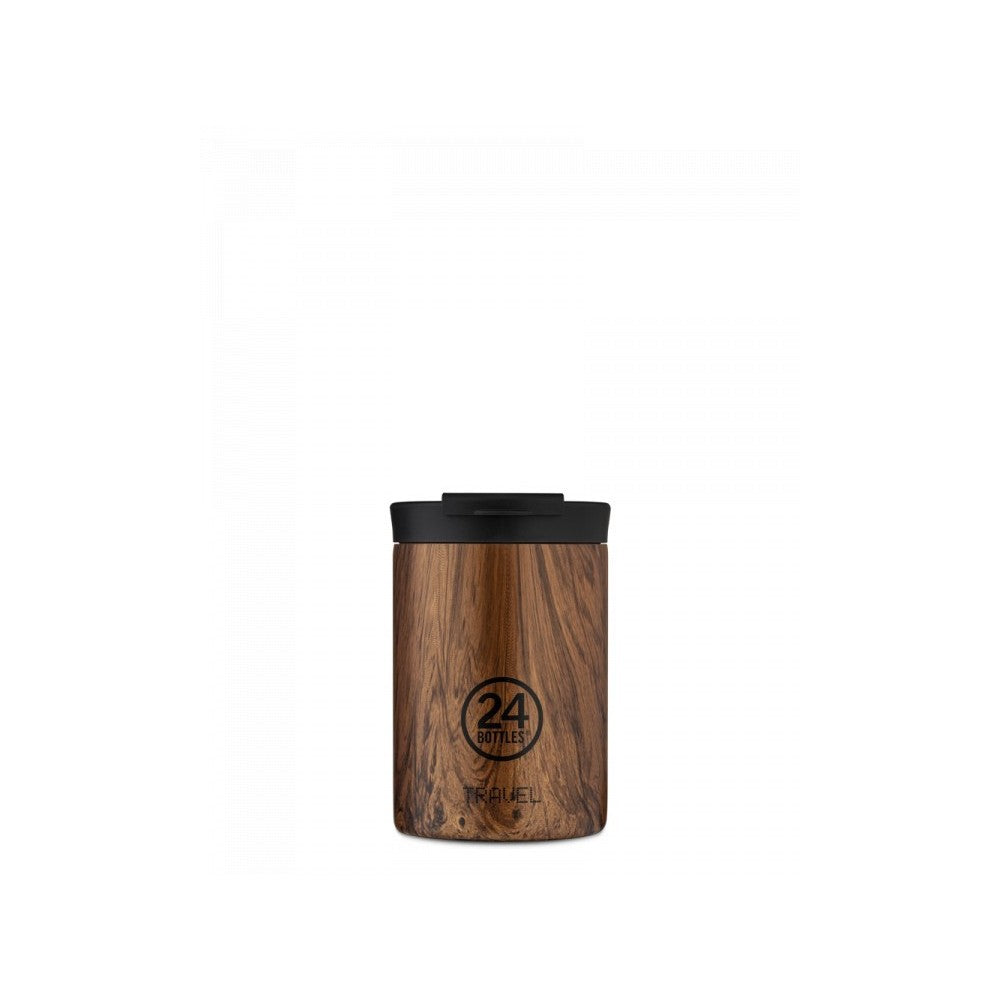 24BOTTLES Travel Tumbler 350ml stainless steel mug, SEQUOIA WOOD