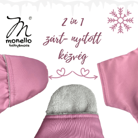 Monello-Superwarm Rose – Cápa Winter Edition – Téli Babamelegítő Kiscsillag