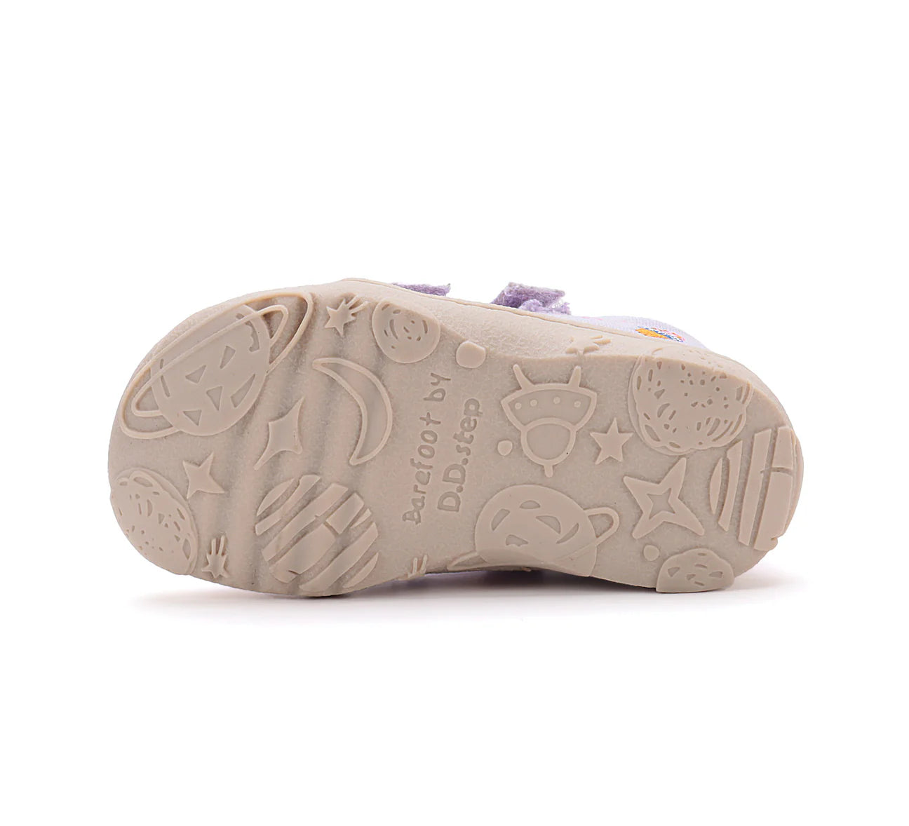 DDStep Little Girl Barefoot Canvas Shoes Ice Cream (C077-51663B)