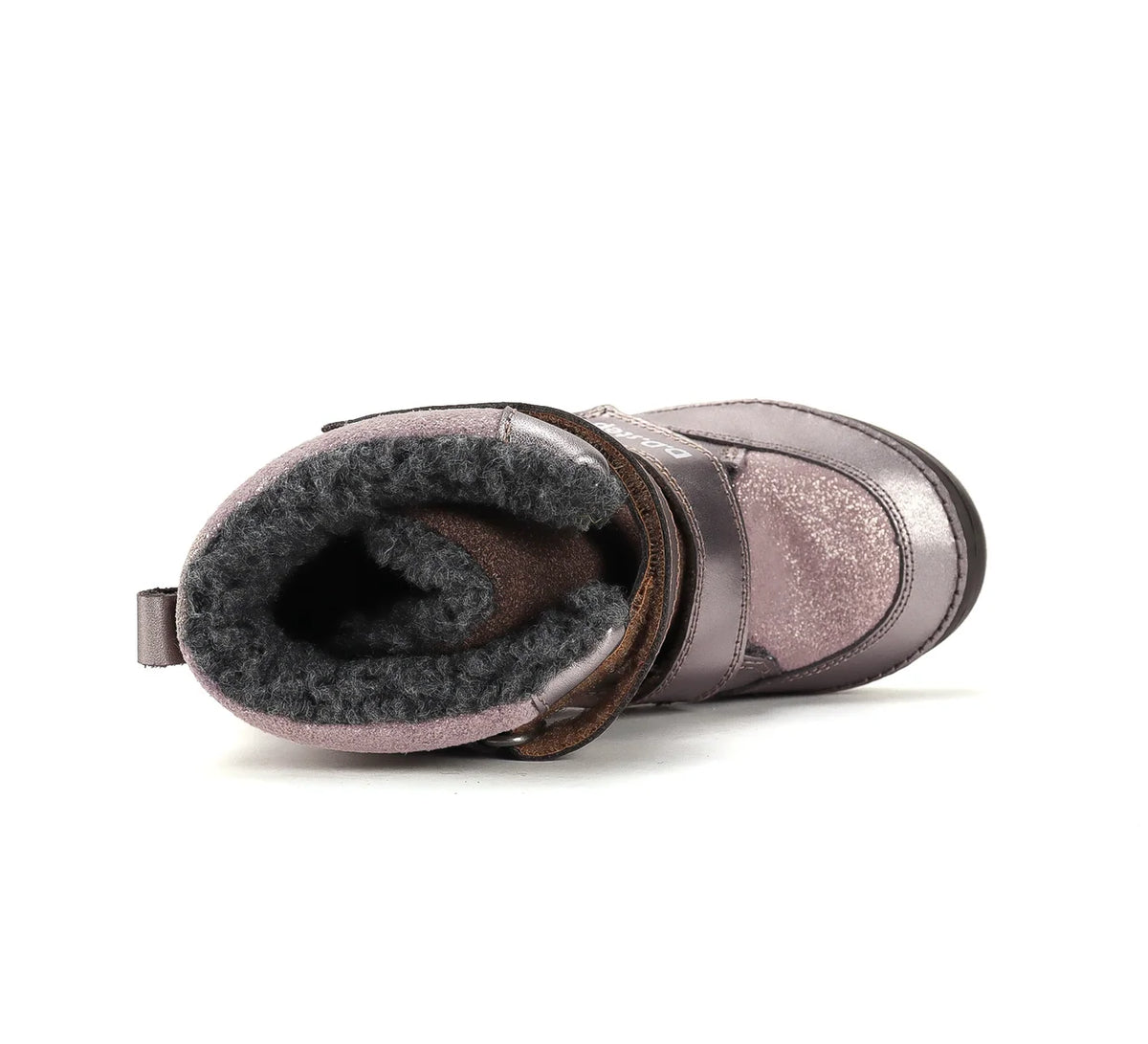 Téli bélelt kislány bőrcipő-csillogó (W078-62178D)