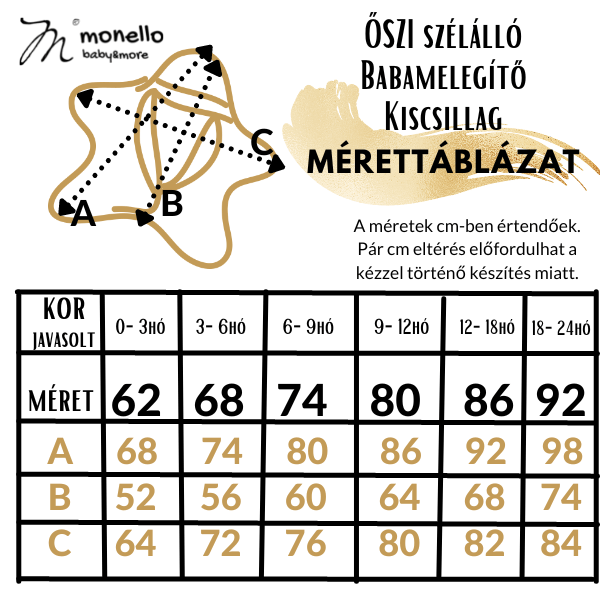 A Tavasz Tündér Softshell Szélálló Babamelegítő Kiscsillag – Limited Edition