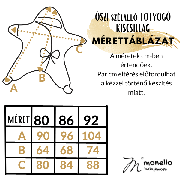 A Tavasz Tündér Softshell Szélálló Babamelegítő Kiscsillag – Limited Edition