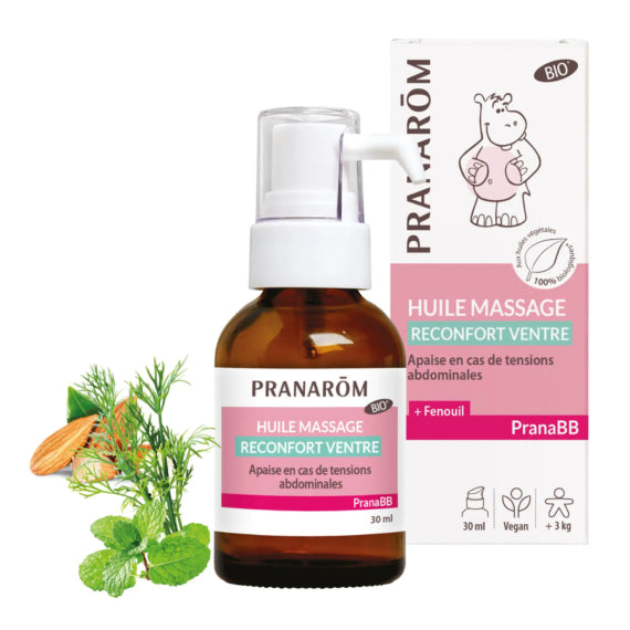 PRANAROM - PRANABB "EASY DIGESTION" ORGANIC MASSAGE OIL