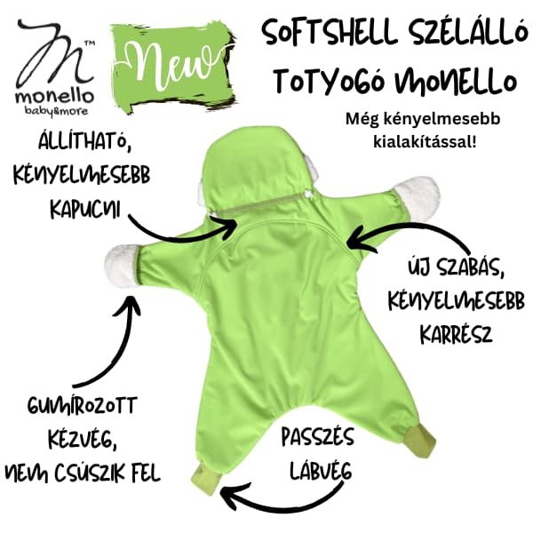 A Tavasz Tündér Softshell Szélálló Babamelegítő Kiscsillag – Limited Edition