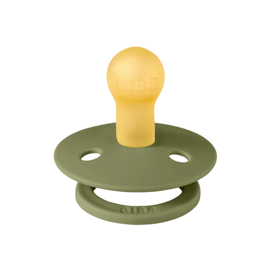 BIBS Colour pacifier - olive green - 0-6 months 