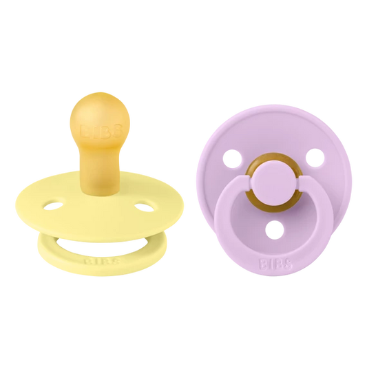 BIBS Colour Set 2 (Sunshine/Violet), 0-6 months 