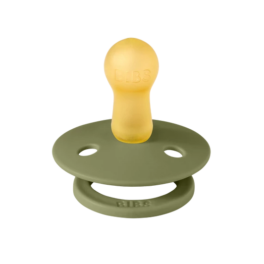 BIBS Colour pacifier - olive green - 6-18 months 