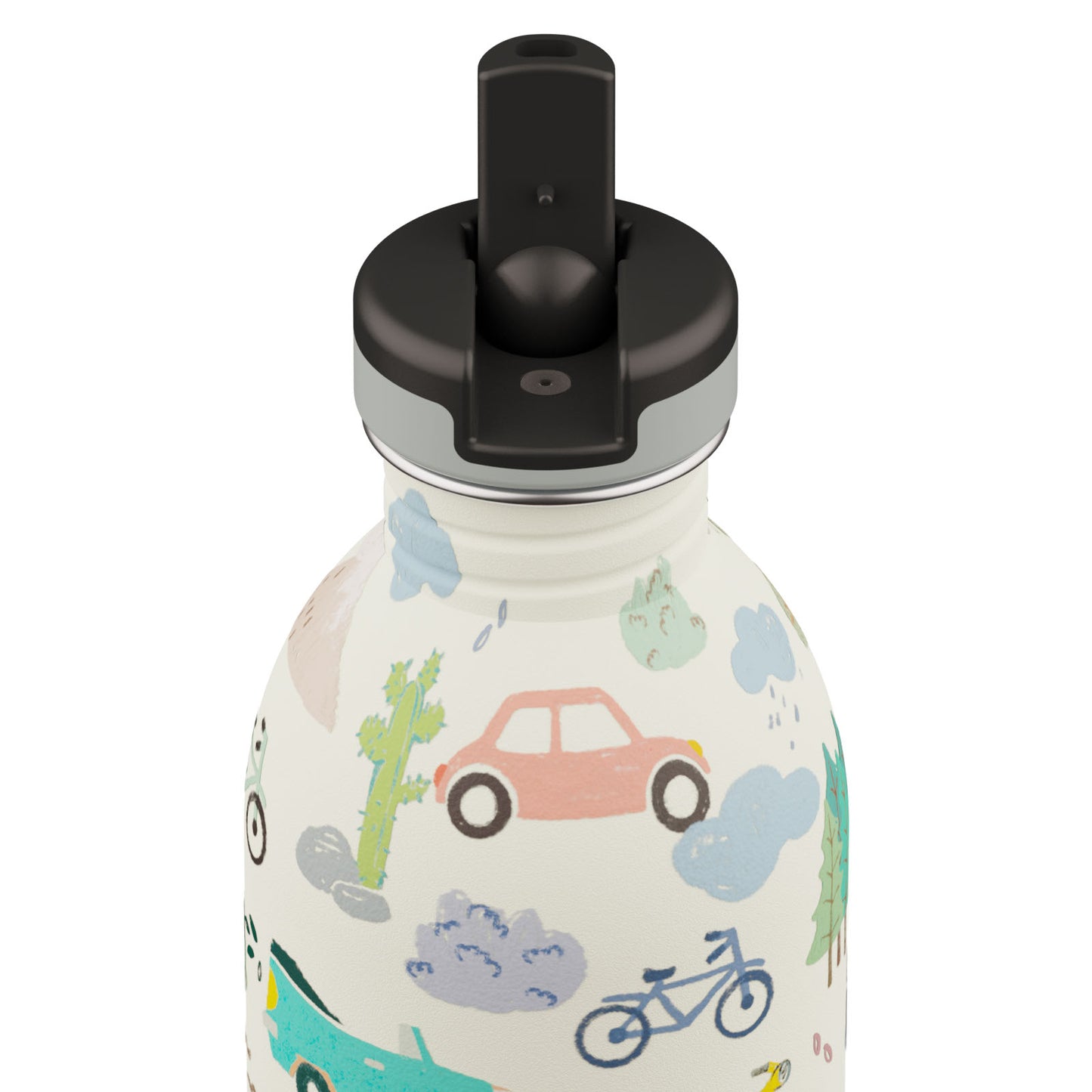 24BOTTLES Kids Urban 250ml rozsdamentes acél kulacs, Adventure Friends