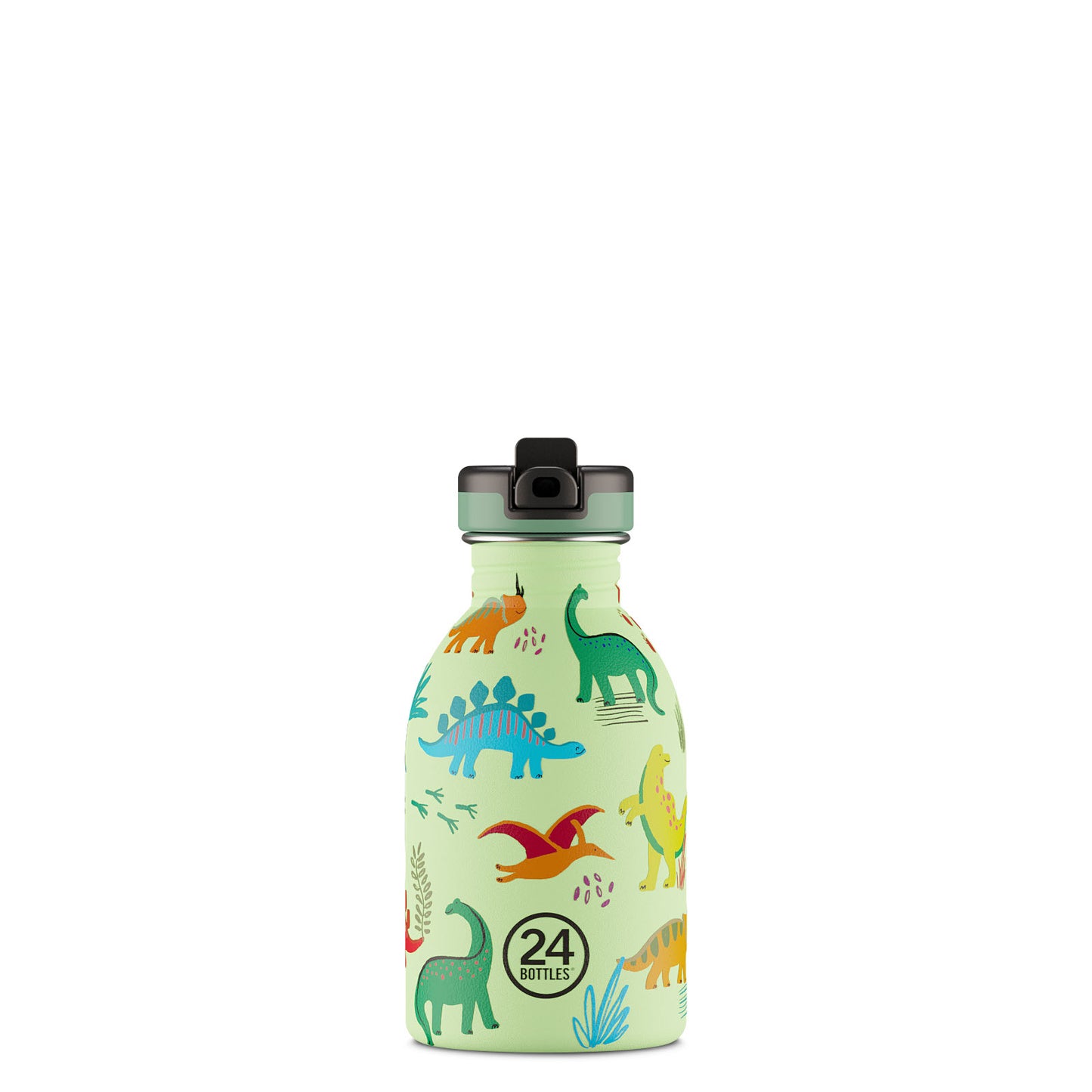 24BOTTLES Kids Urban 250ml rozsdamentes acél kulacs, Jurassic Friends