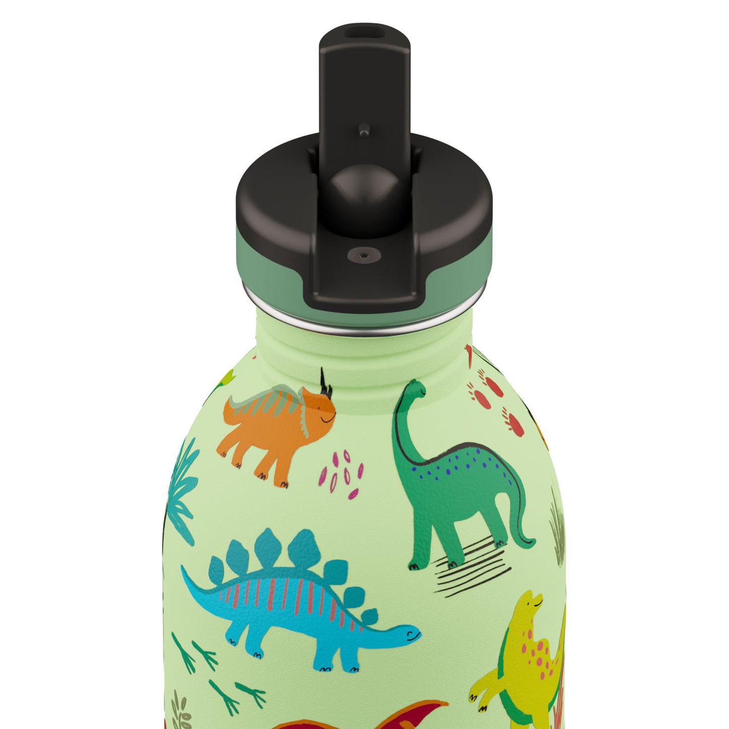 24BOTTLES Kids Urban 250ml rozsdamentes acél kulacs, Jurassic Friends