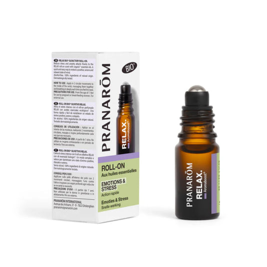 PRANAROM AROMABOOST® RELAX ROLL-ON ILLÓOLAJOKKAL