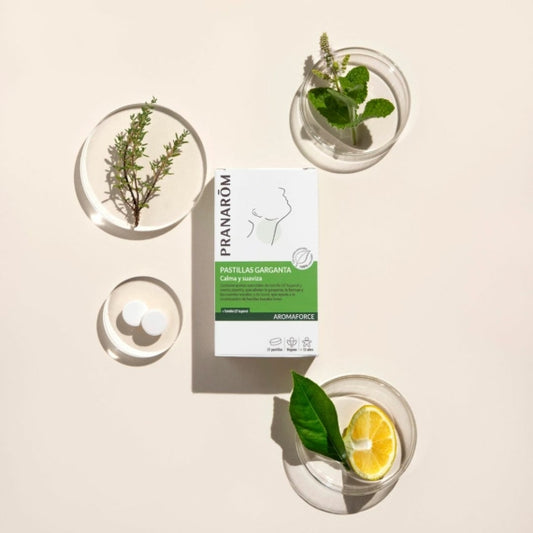 PRANAROM - AROMAFORCE TABLETTA - TOROK IRRITÁCIÓRA - 12 ÉVES KORTÓL