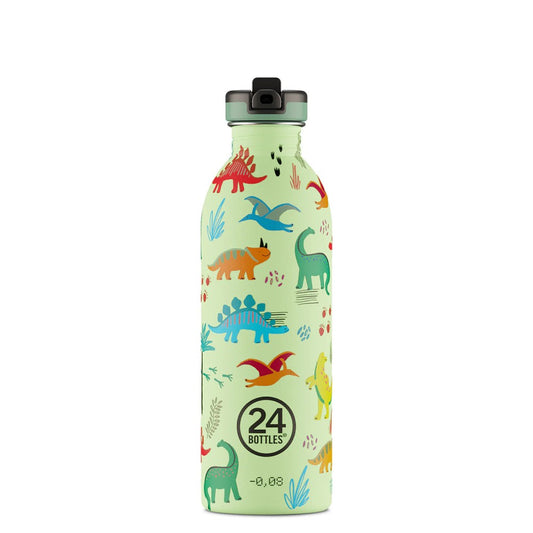 24BOTTLES Kids Urban 500ml rozsdamentes acél kulacs, Jurassic Friends