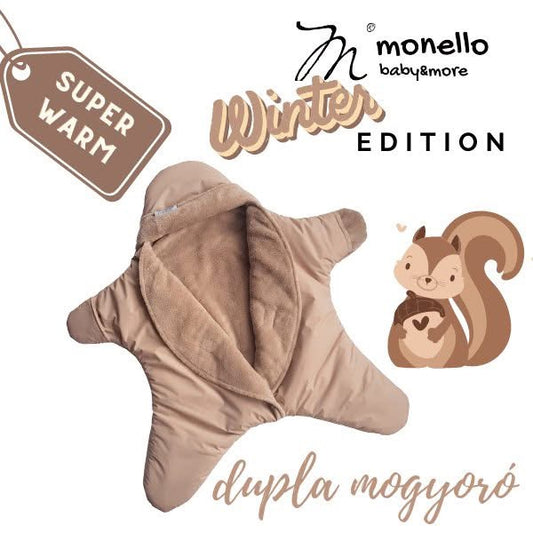 Monello Superwarm Dupla Mogyoró Winter Edition – Téli Babamelegítő Kiscsillag