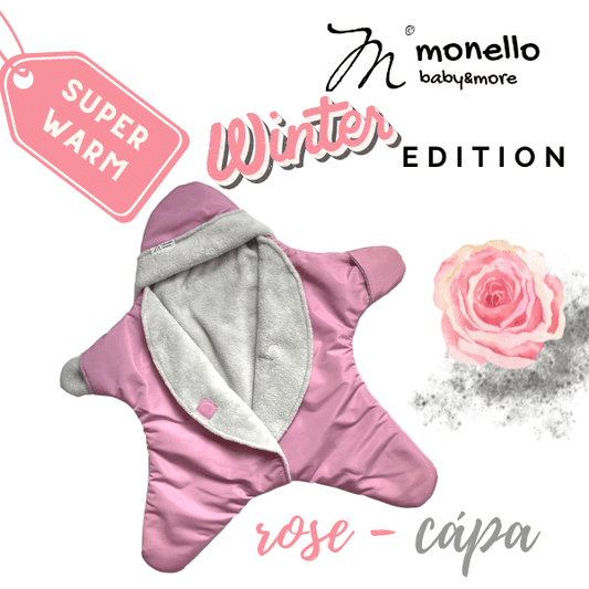 Monello-Superwarm Rose – Cápa Winter Edition – Téli Babamelegítő Kiscsillag