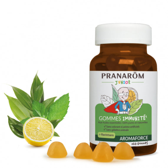 PRANAROM - AROMAFORCE JUNIOR IMMUNERŐSÍTŐ GUMICUKOR - 6 ÉVES KORTÓL